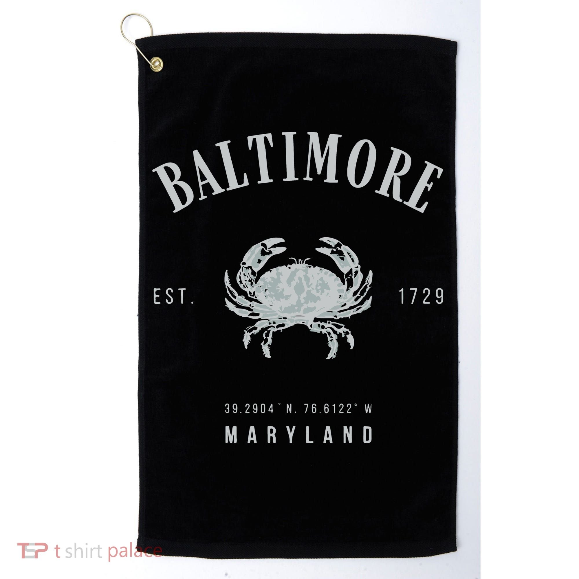 Baltimore Maryland Golf Towel