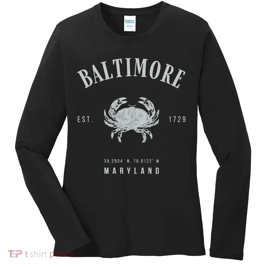 Baltimore Maryland Women's Long Sleeve Shirt