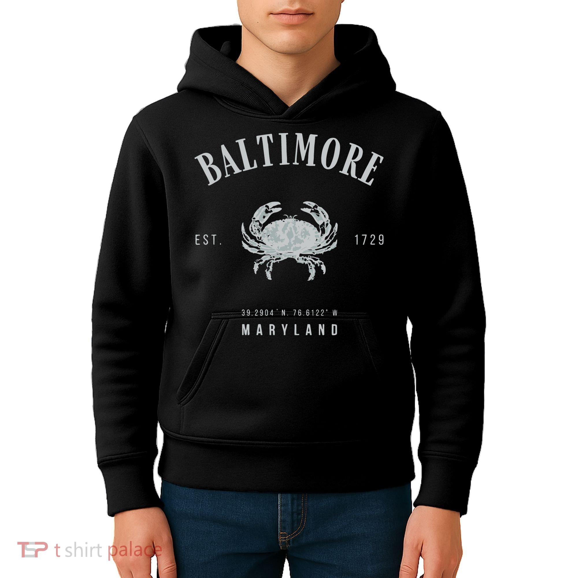Baltimore Maryland Kids Hoodie