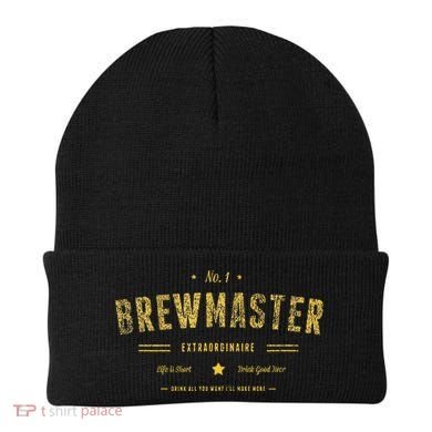 Brew Master Beer Brewing Homebrew Gift For Brewer Brewmaster Beanie