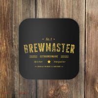Brew Master Beer Brewing Homebrew Gift For Brewer Brewmaster Coaster thumb 0
