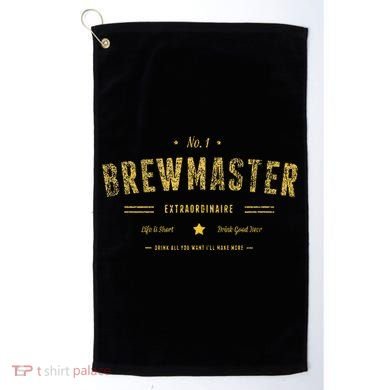 Brew Master Beer Brewing Homebrew Gift For Brewer Brewmaster Golf Towel