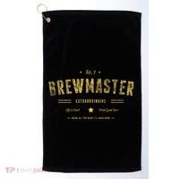 Brew Master Beer Brewing Homebrew Gift For Brewer Brewmaster Golf Towel thumb 0
