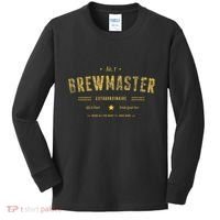 Brew Master Beer Brewing Homebrew Gift For Brewer Brewmaster Kids Long Sleeve Shirt thumb 0