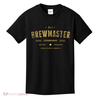 Brew Master Beer Brewing Homebrew Gift For Brewer Brewmaster Kids T-Shirt