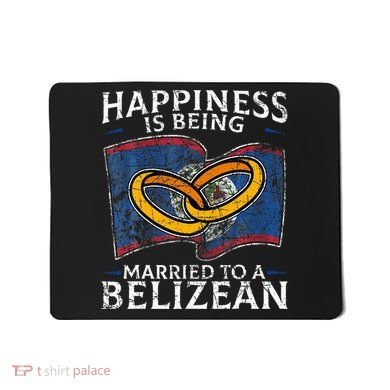 Belizean Marriage Belize Married Flag Wedded Culture Mousepad
