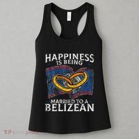 Belizean Marriage Belize Married Flag Wedded Culture Women's Tank Top thumb 3