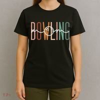 Bowling Mom Bowling Mama Cute Mom Life Bowling T-Shirt thumb 4