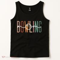 Bowling Mom Bowling Mama Cute Mom Life Bowling Tank Top thumb 2