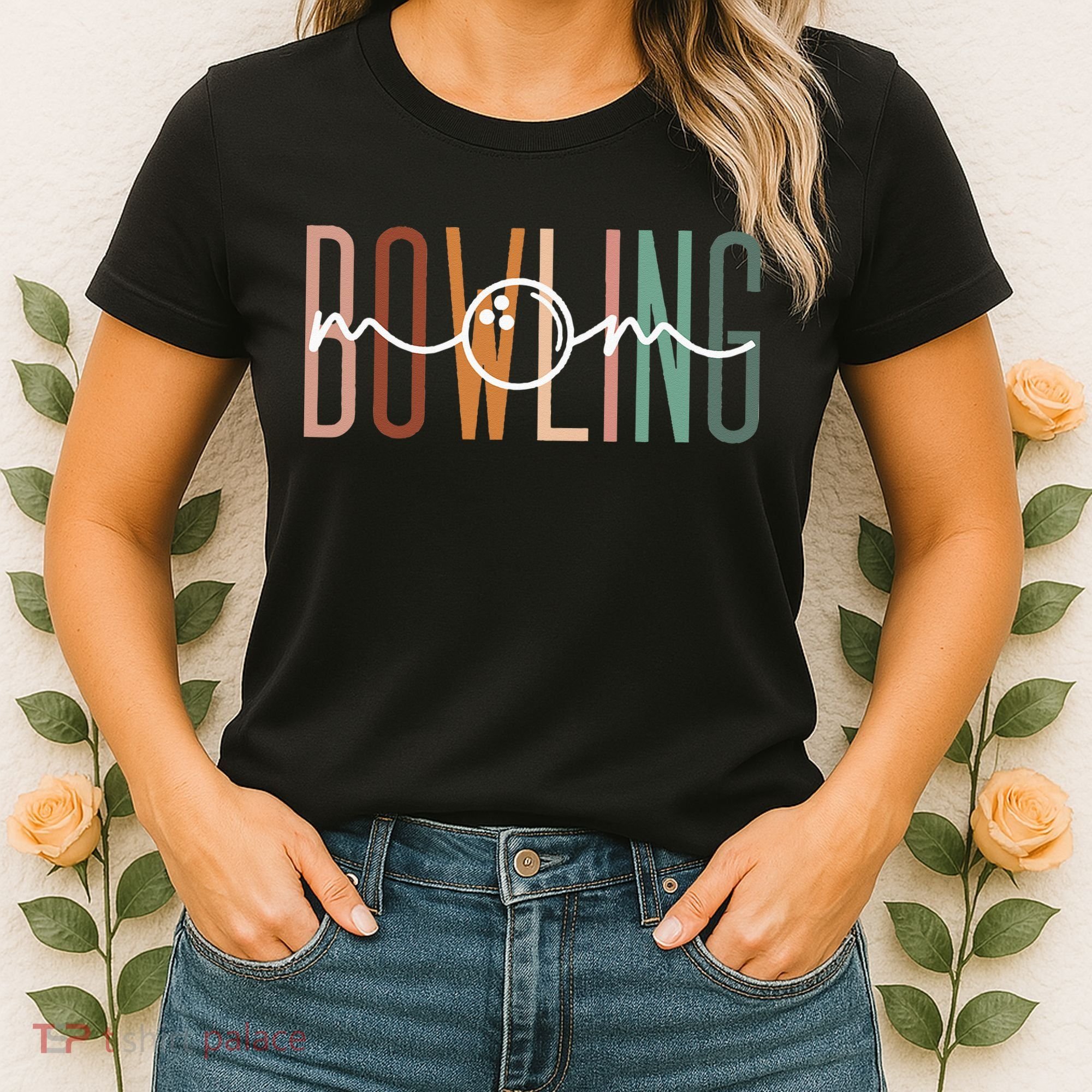 Bowling Mom Bowling Mama Cute Mom Life Bowling Women's T-Shirt