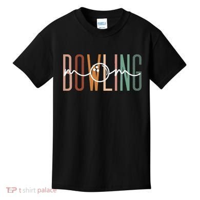 Bowling Mom Bowling Mama Cute Mom Life Bowling Kids T-Shirt