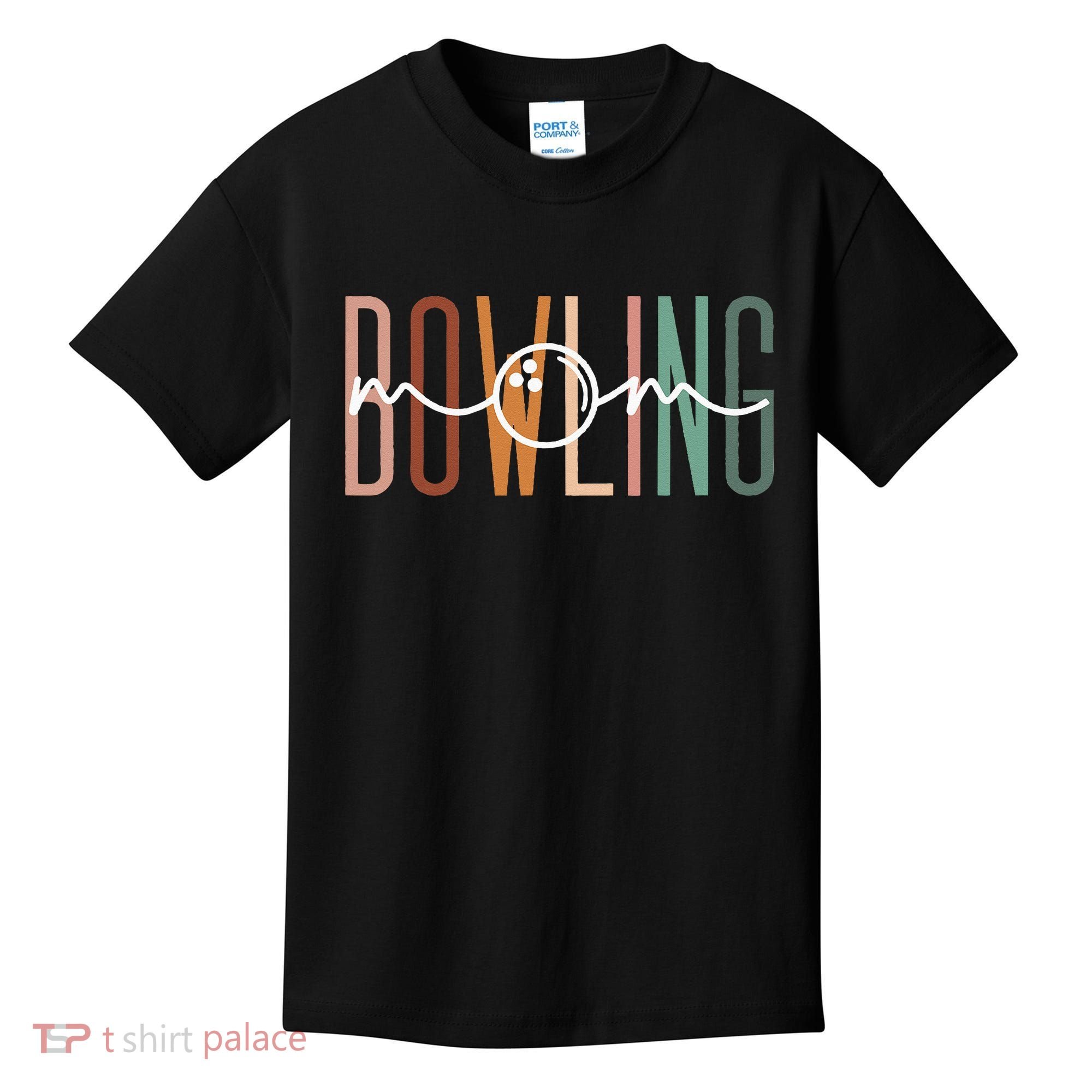 Bowling Mom Bowling Mama Cute Mom Life Bowling Kids T-Shirt