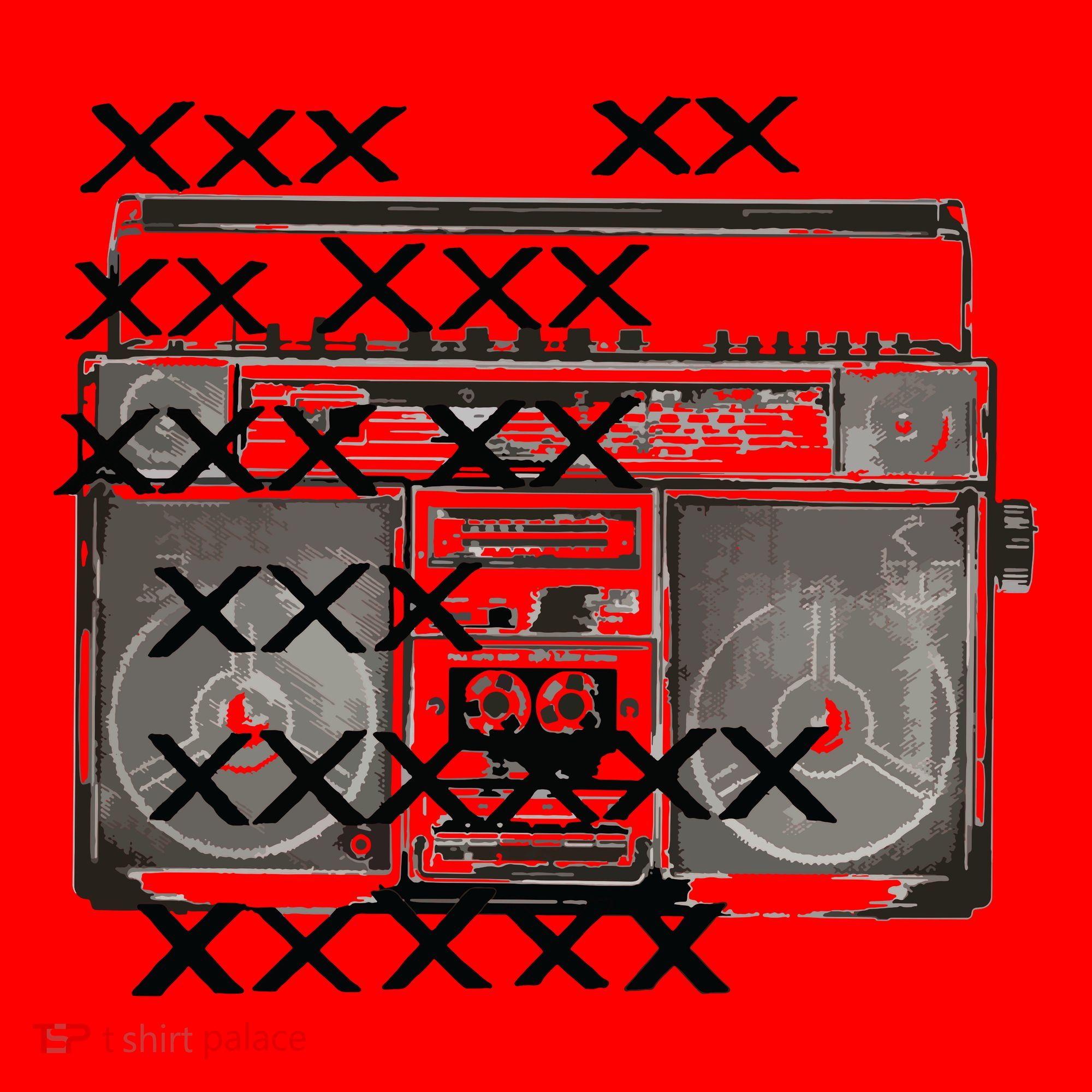 Bass Masters Boombox Santa Hat