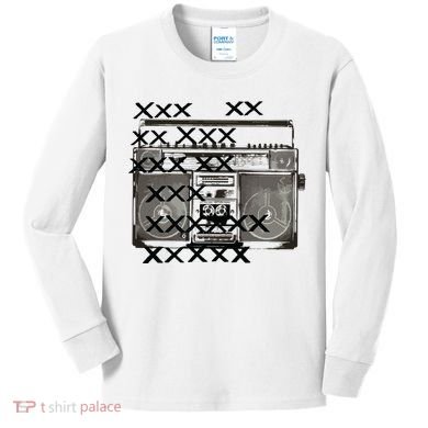 Bass Masters Boombox Kids Long Sleeve Shirt