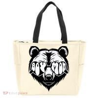 Boy Mom Bear Mothers Day Cool Gifts Tote Bag thumb 0