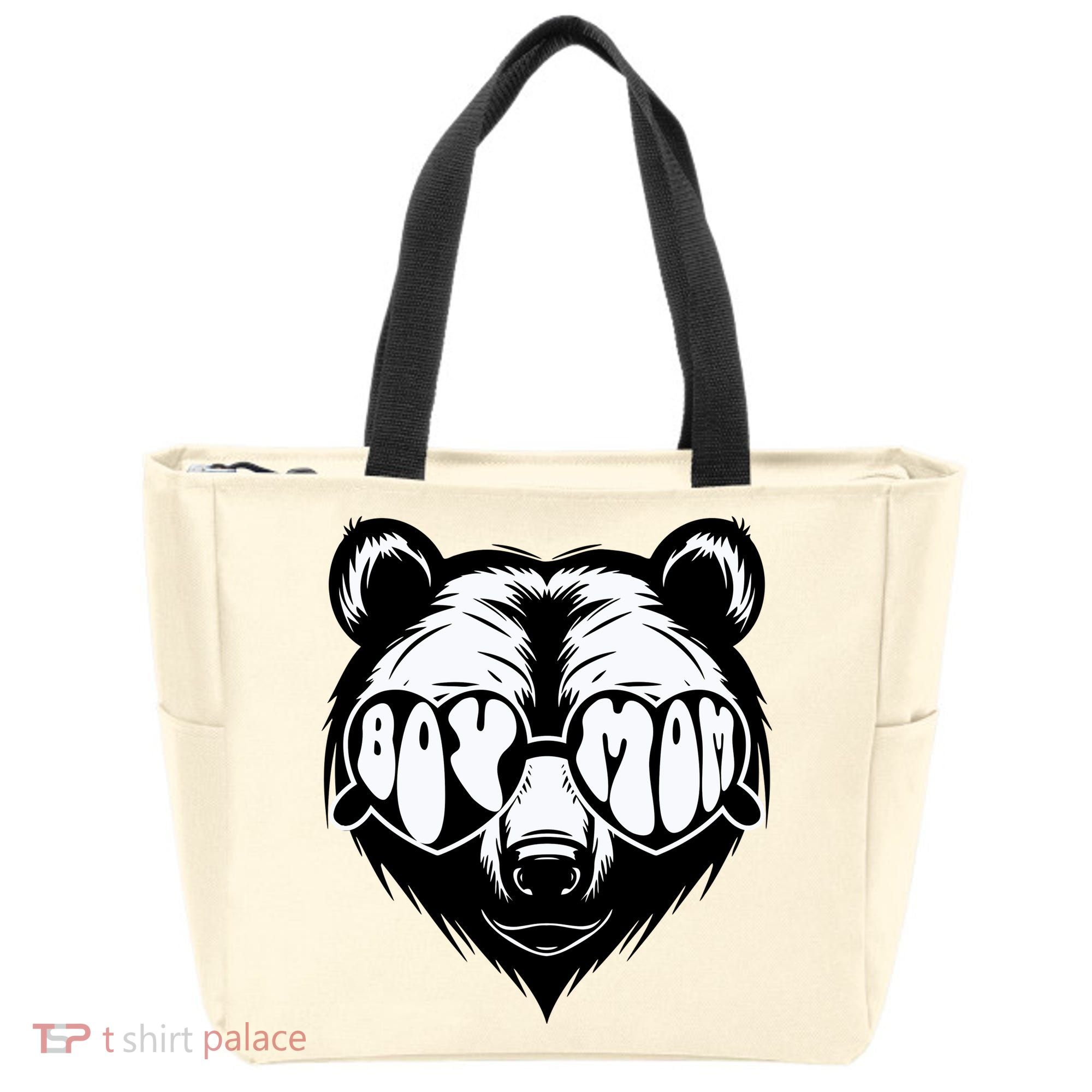 Boy Mom Bear Mothers Day Cool Gifts Tote Bag