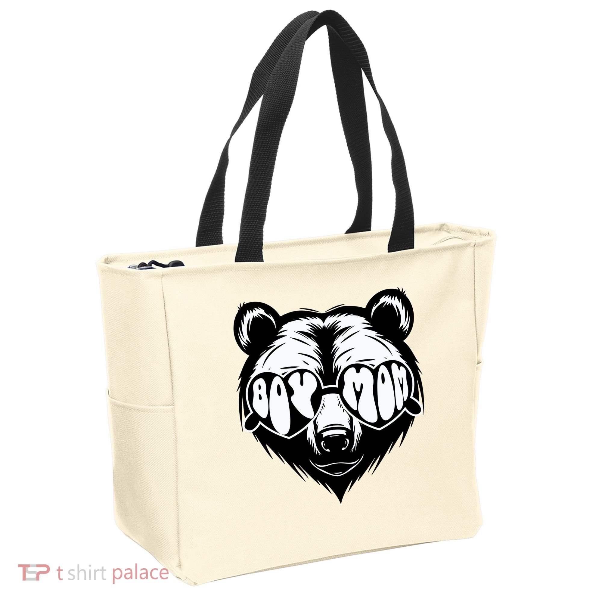 Boy Mom Bear Mothers Day Cool Gifts Tote Bag