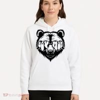Boy Mom Bear Mothers Day Cool Gifts Hoodie thumb 5
