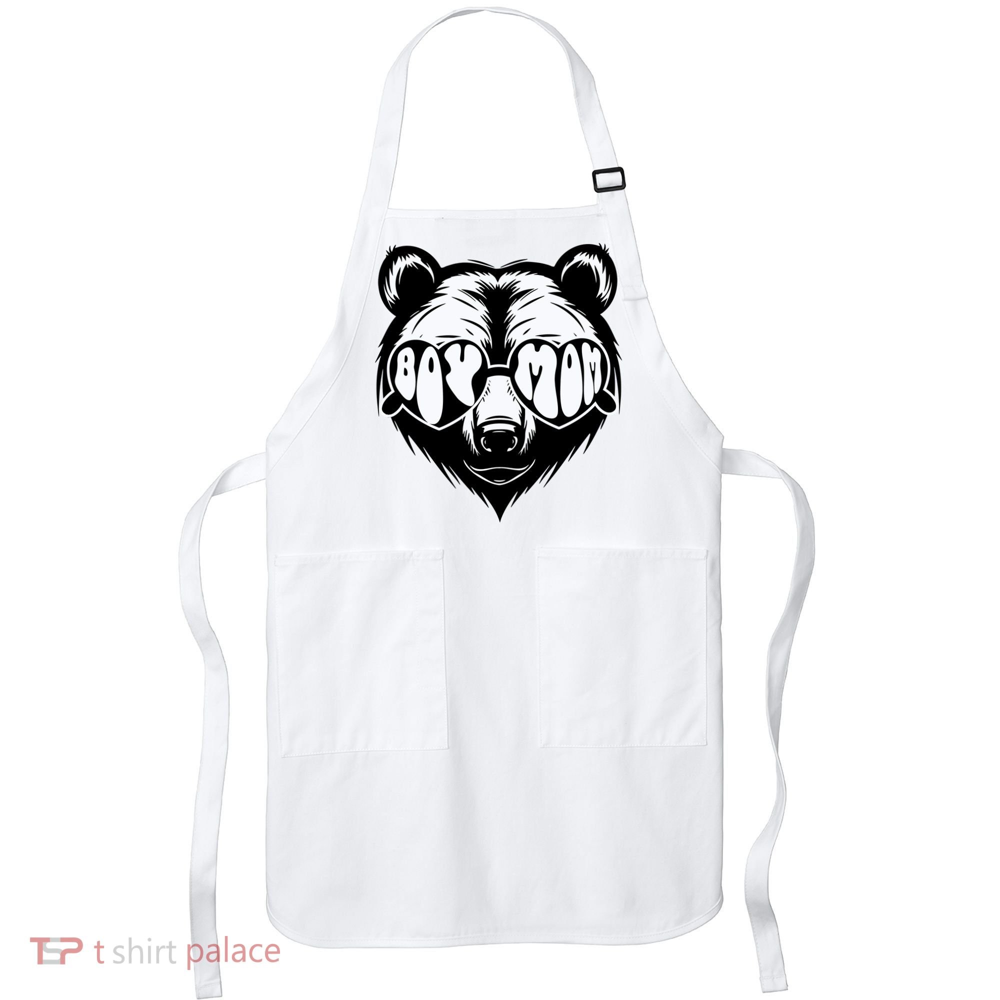 Boy Mom Bear Mothers Day Cool Gifts Apron