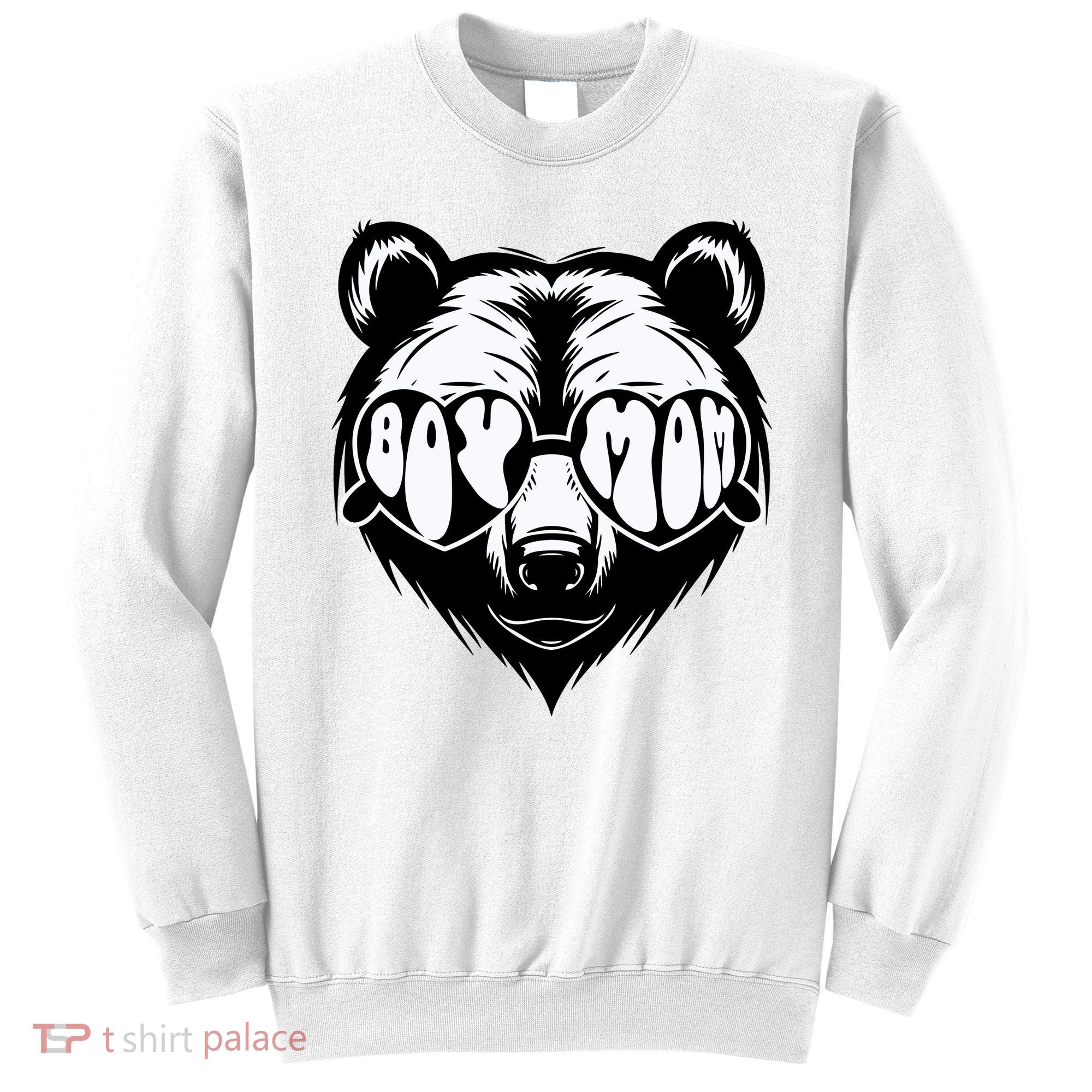Boy Mom Bear Mothers Day Cool Gifts Sweatshirt