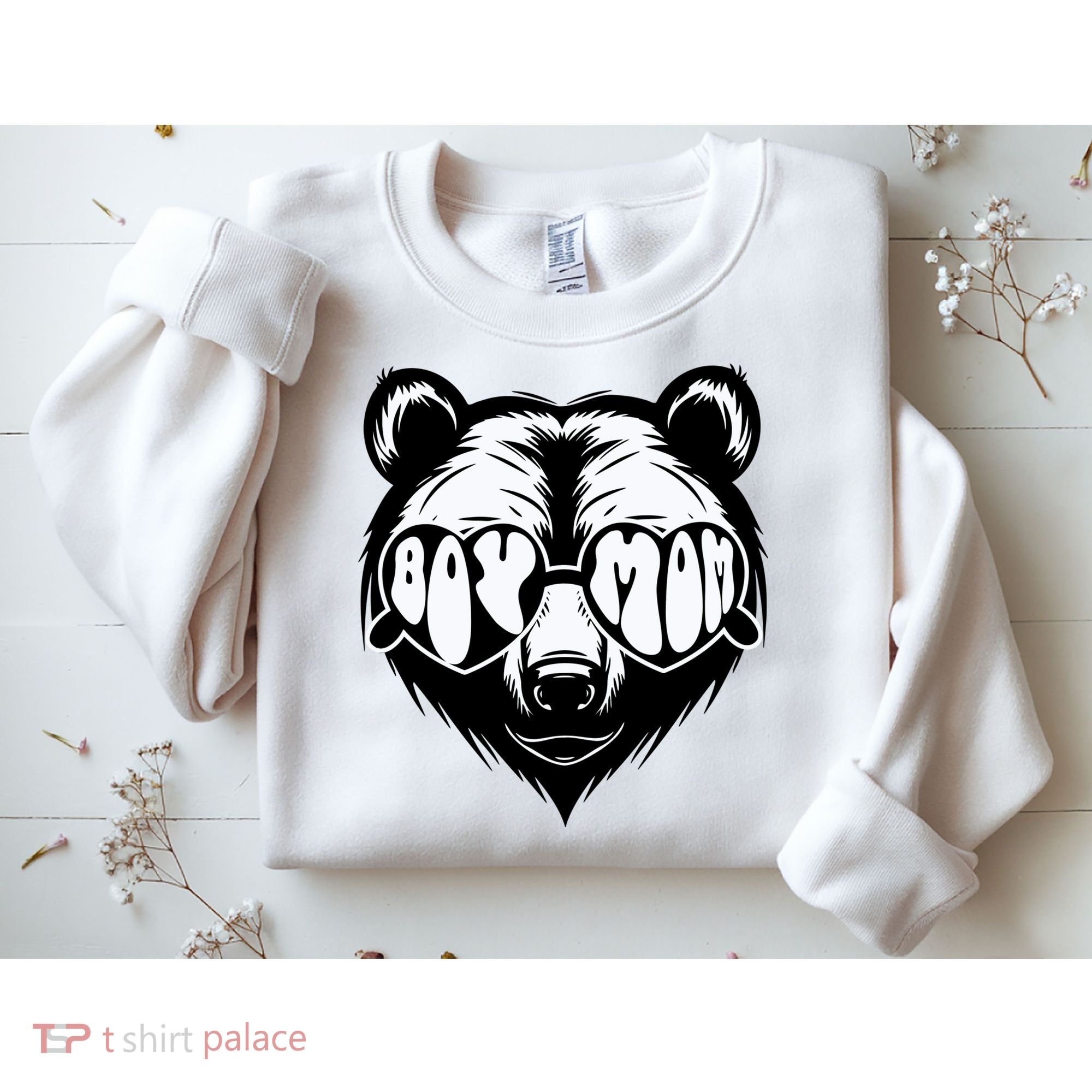 Boy Mom Bear Mothers Day Cool Gifts Sweatshirt