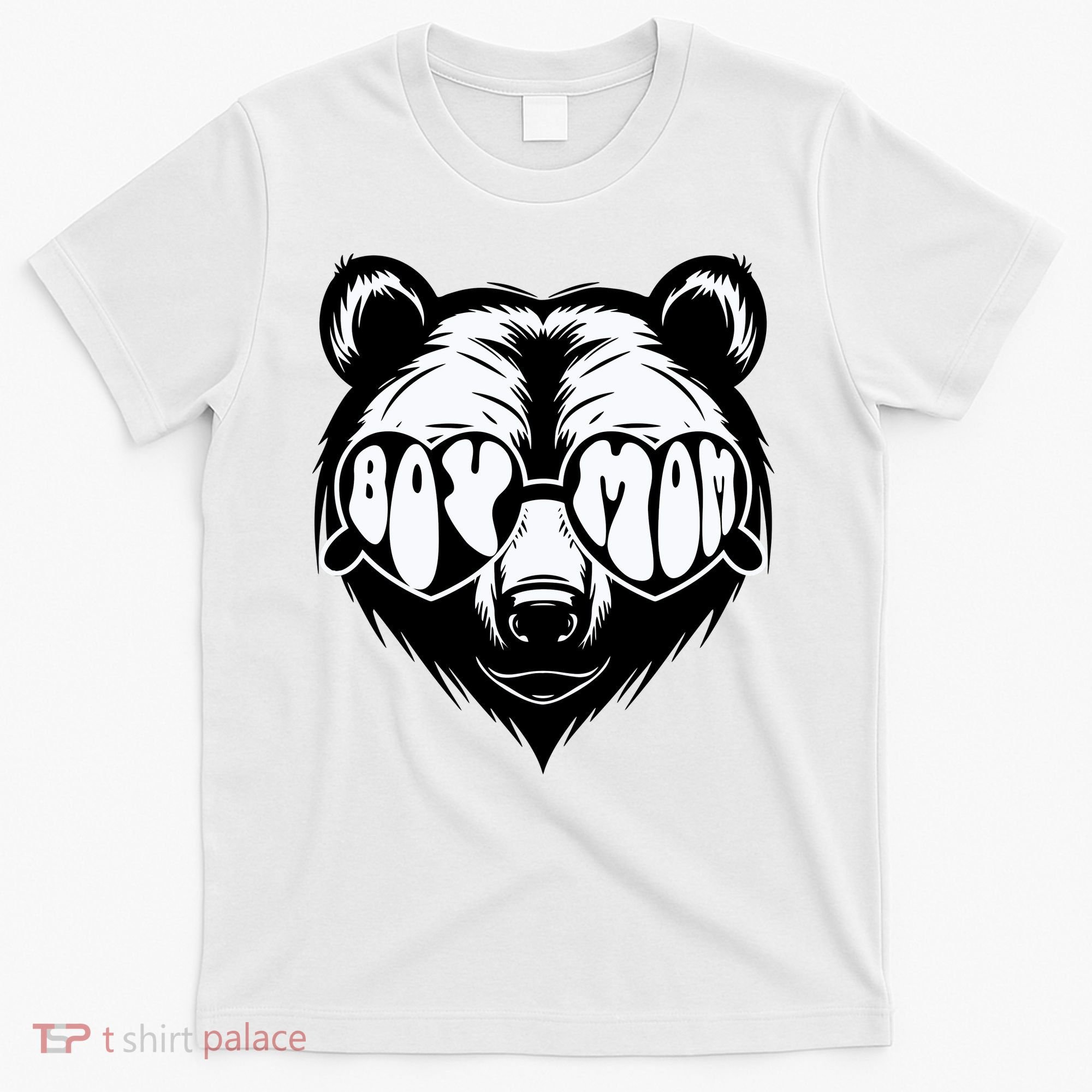 Boy Mom Bear Mothers Day Cool Gifts T-Shirt