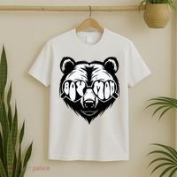 Boy Mom Bear Mothers Day Cool Gifts T-Shirt thumb 2