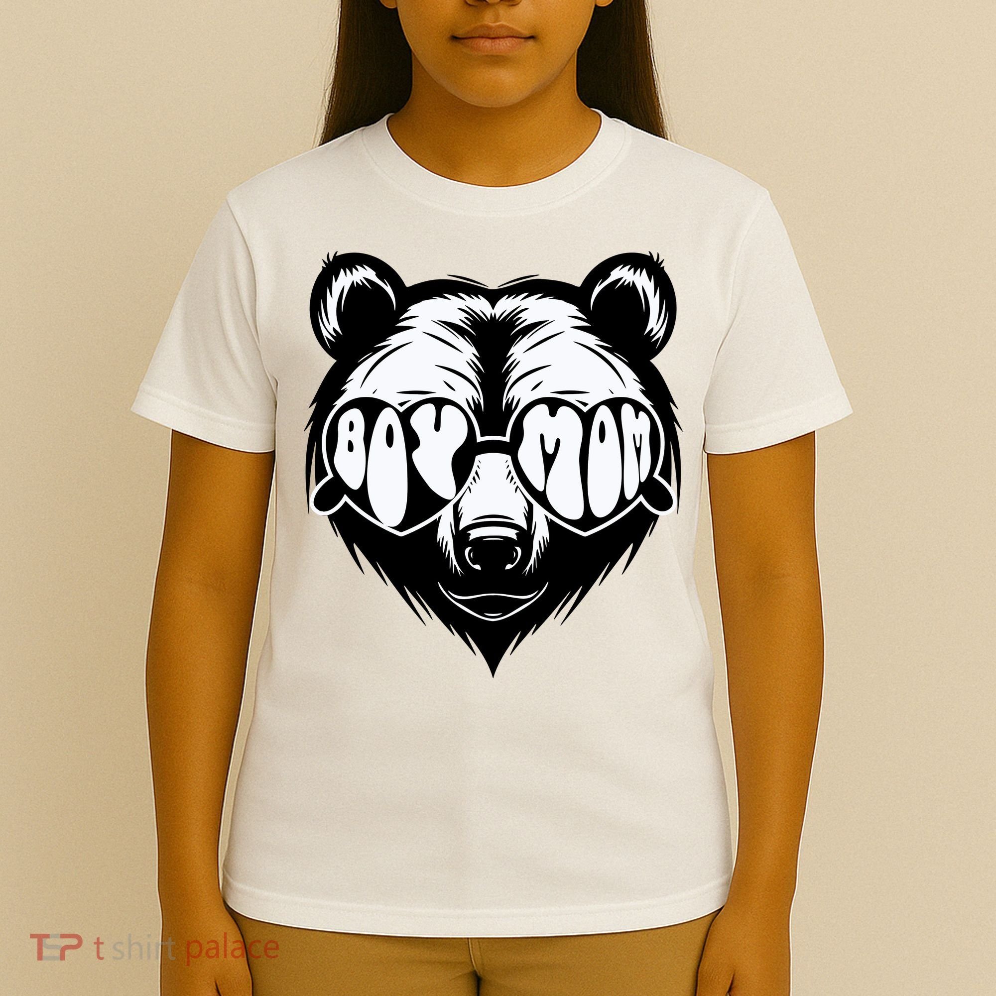 Boy Mom Bear Mothers Day Cool Gifts T-Shirt