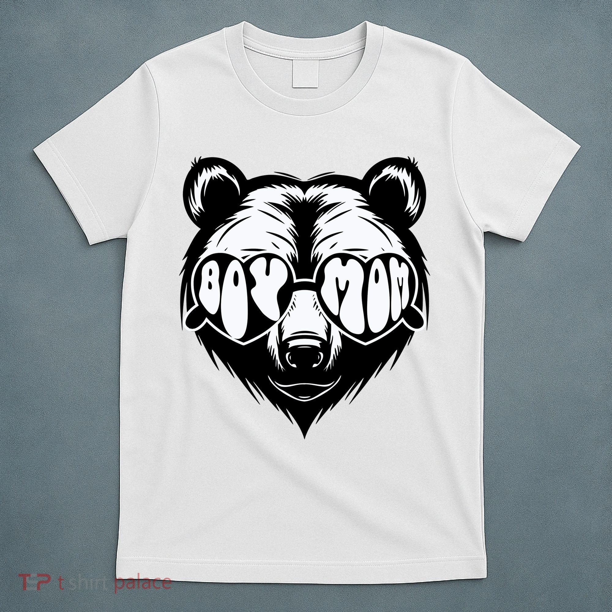 Boy Mom Bear Mothers Day Cool Gifts T-Shirt