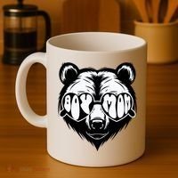 Boy Mom Bear Mothers Day Cool Gifts Coffee Mug thumb 4