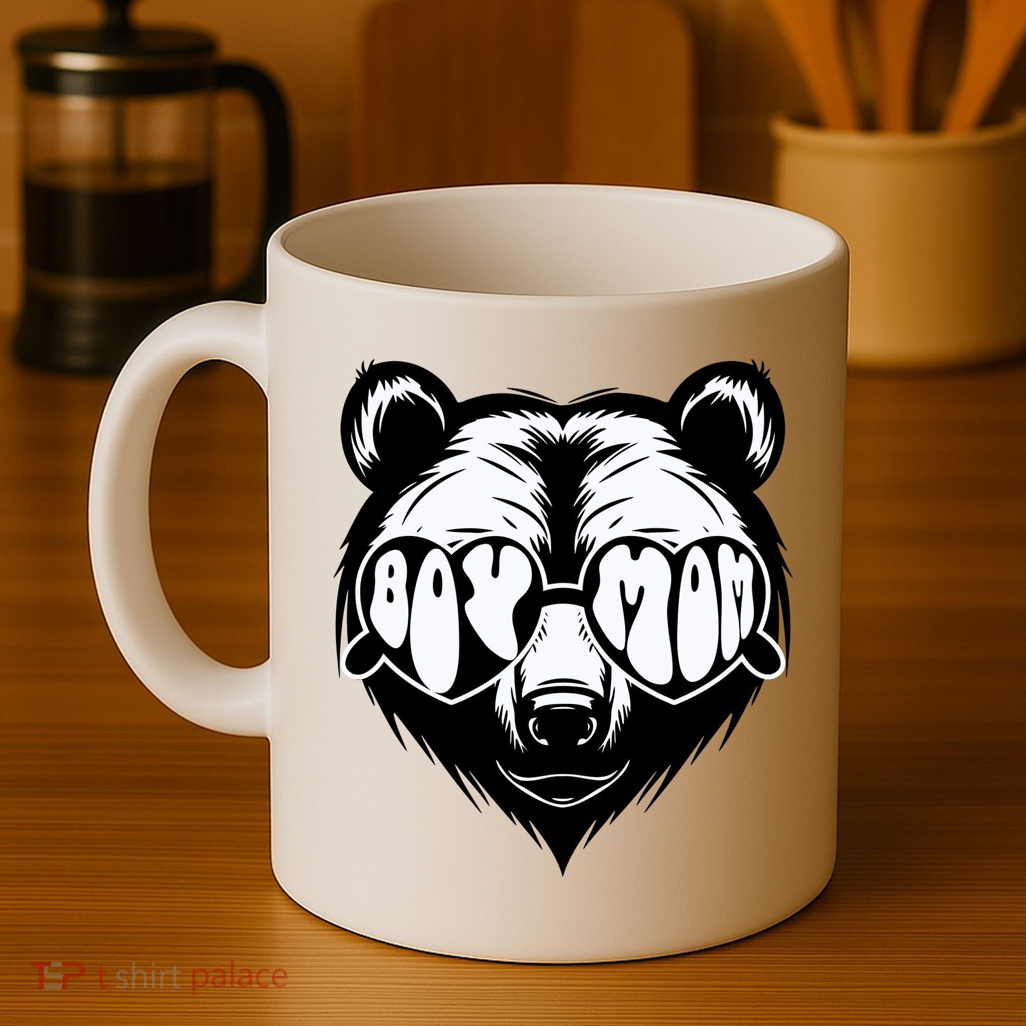 Boy Mom Bear Mothers Day Cool Gifts Coffee Mug