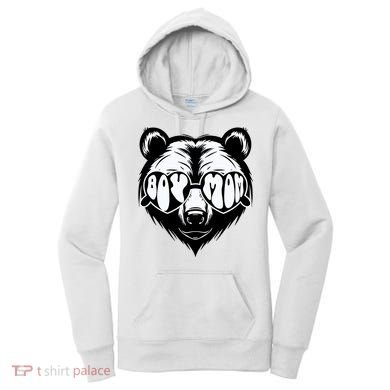 Boy Mom Bear Mothers Day Cool Gifts Women's Hoodie