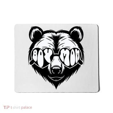 Boy Mom Bear Mothers Day Cool Gifts Mousepad