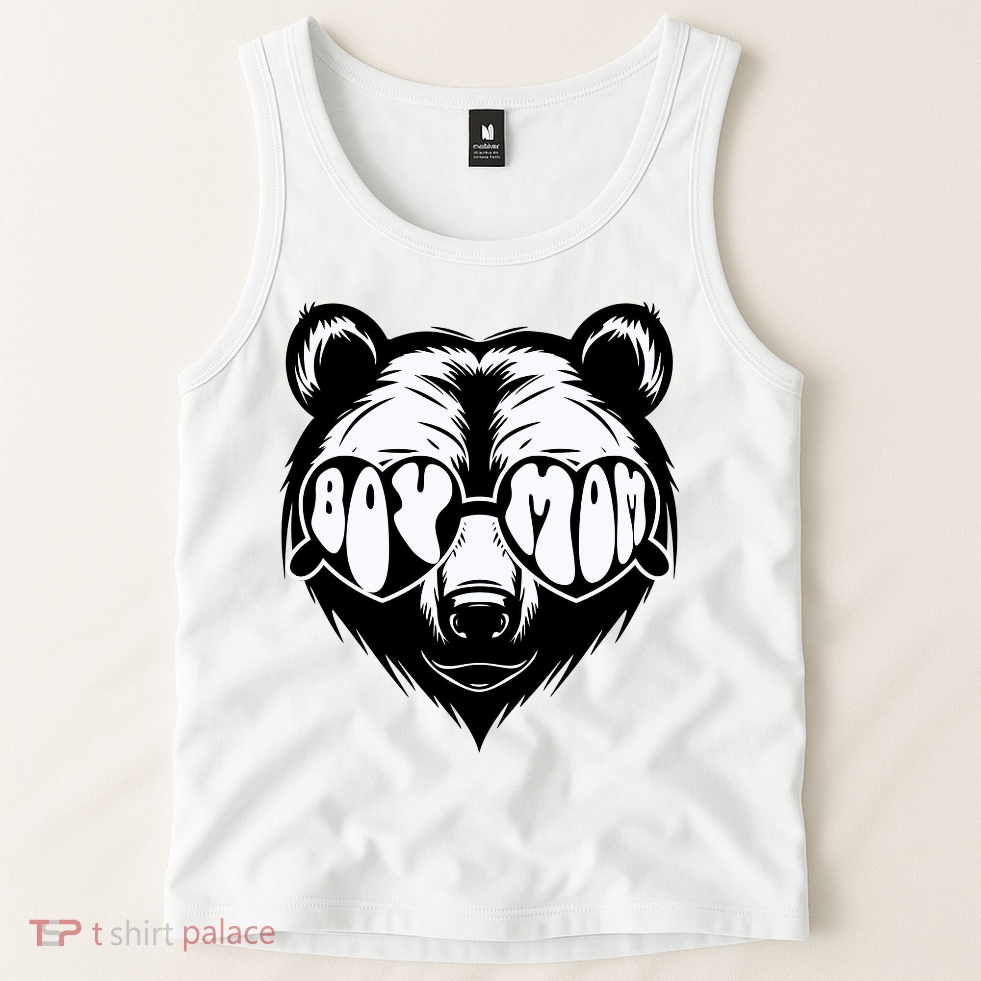 Boy Mom Bear Mothers Day Cool Gifts Tank Top