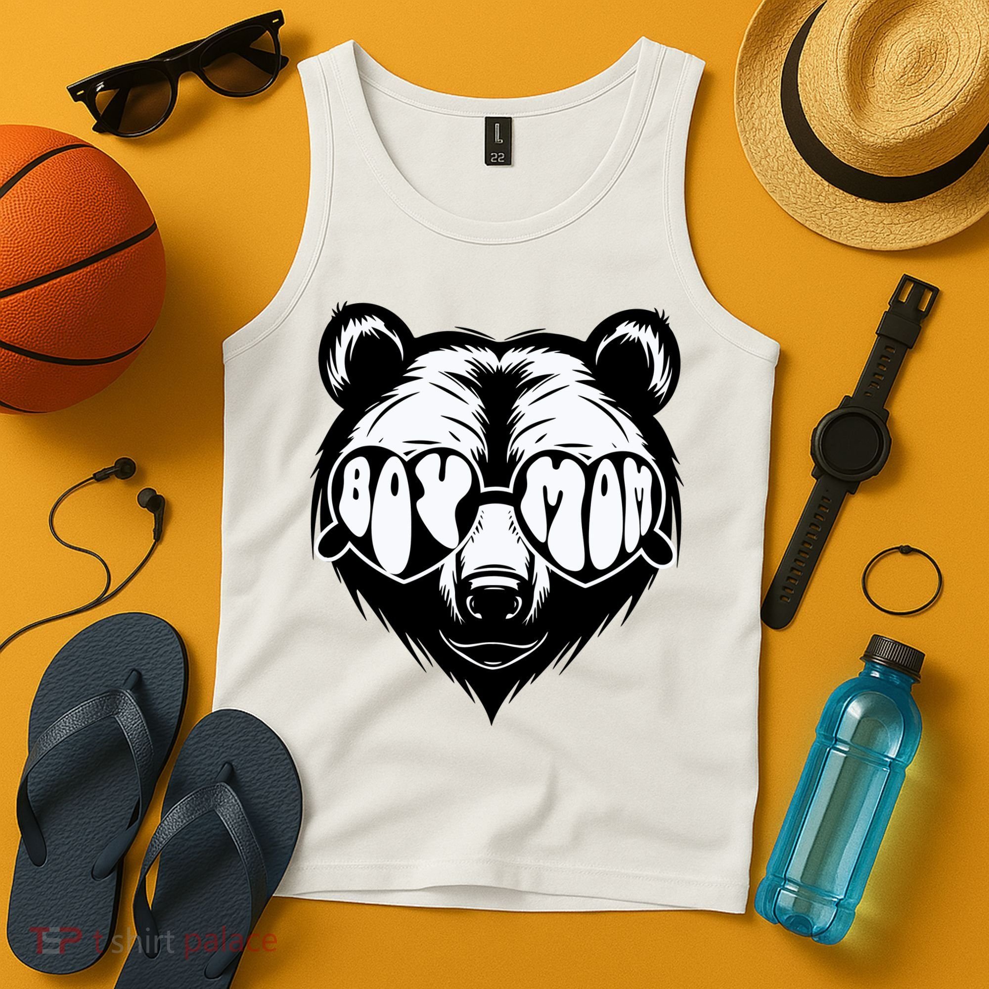 Boy Mom Bear Mothers Day Cool Gifts Tank Top