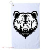 Boy Mom Bear Mothers Day Cool Gifts Golf Towel thumb 0