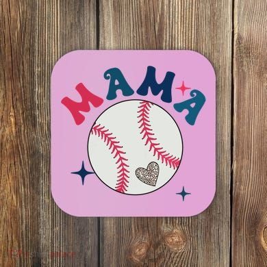 Baseball Mama Coaster