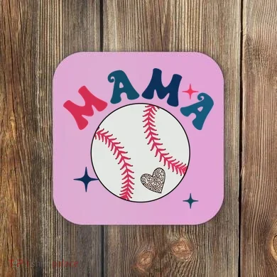 Baseball Mama Coaster