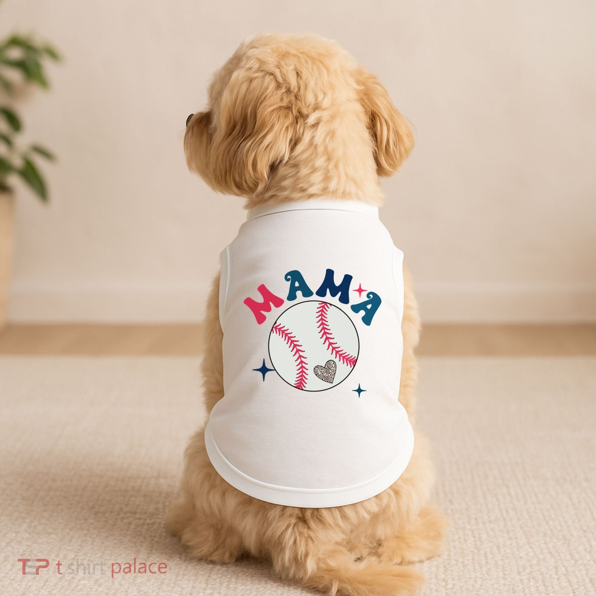 Baseball Mama Doggie Tank