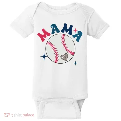 Baseball Mama Baby Bodysuit