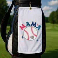 Baseball Mama Golf Towel thumb 2