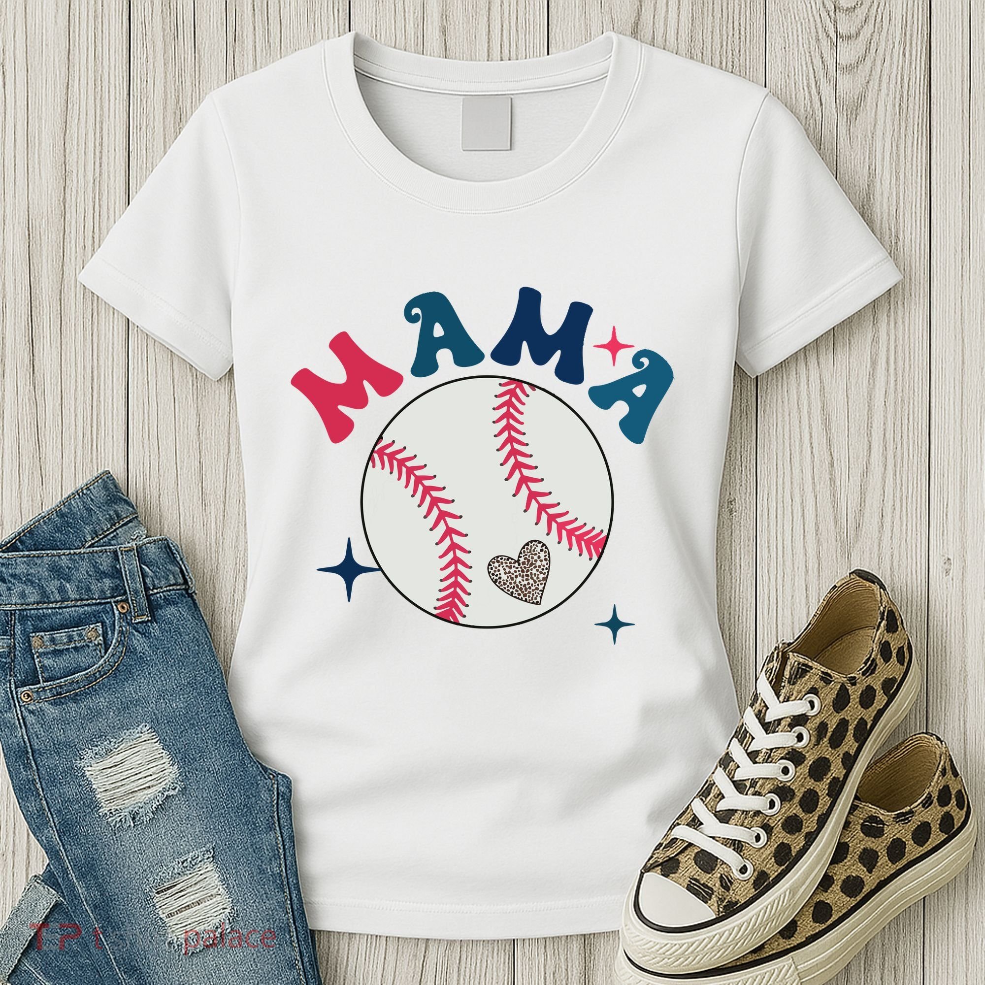 Baseball Mama Women's T-Shirt