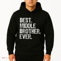 Best Middle Brother Ever Funny Hoodie thumb 2