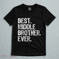 Best Middle Brother Ever Funny T-Shirt thumb 5