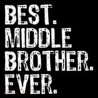Best Middle Brother Ever Funny Women's Hoodie thumb 2