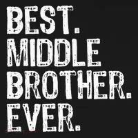 Best Middle Brother Ever Funny Ornament thumb 1