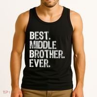 Best Middle Brother Ever Funny Tank Top thumb 3