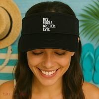 Best Middle Brother Ever Funny Visor thumb 2
