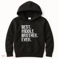 Best Middle Brother Ever Funny Kids Hoodie thumb 0