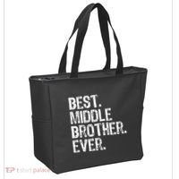 Best Middle Brother Ever Funny Tote Bag thumb 2